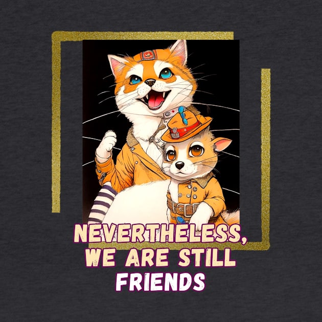 Nevertheless, we are still friends (cat and mouse cartoon) by PersianFMts